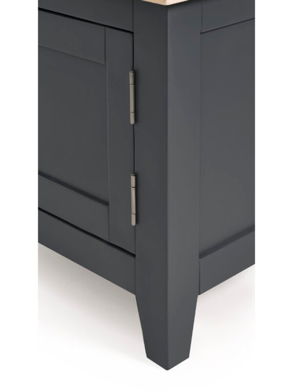 Bordeaux Tv Unit Dark Grey - Image 5