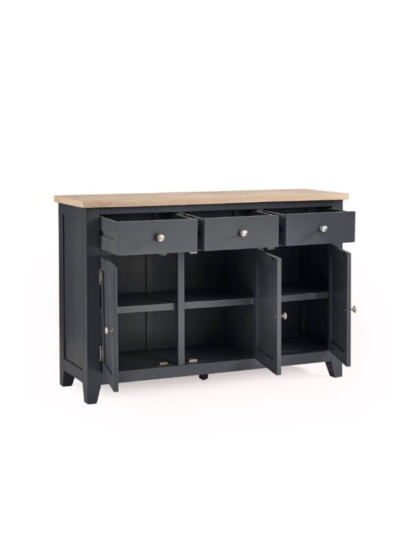 Bordeaux Sideboard Dark Grey - Image 3