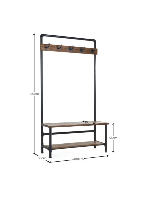 Boston Hallway Stand With Bench - Image 11