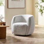 Bowline Upholstered Swivel Accent Chair