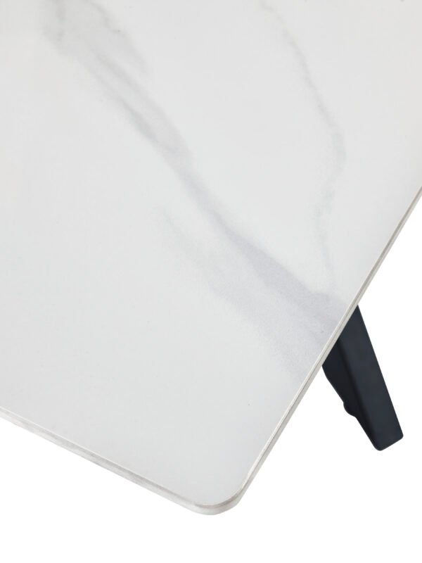 Bradley White Marble Dining Table - Image 5
