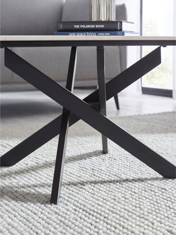 Bradley White Marble Coffee Table - Image 7
