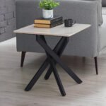 Bradley White Marble Lamp Table