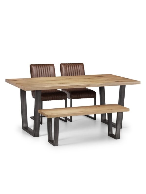 Brooklyn Rectangular 4-6 Seater Dining Table - Image 7
