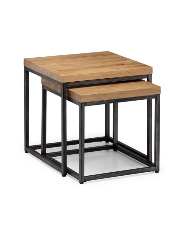 Brooklyn Square Nest of 2 Side Tables - Image 2
