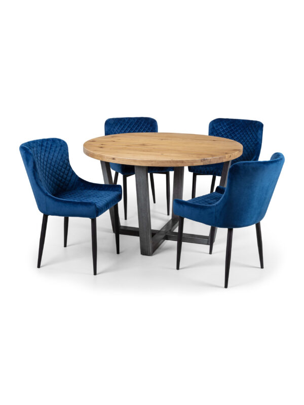 Brooklyn Round 4 Seater Dining Table - Image 9