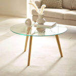 Bryant 80cm Round Glass Coffee Table