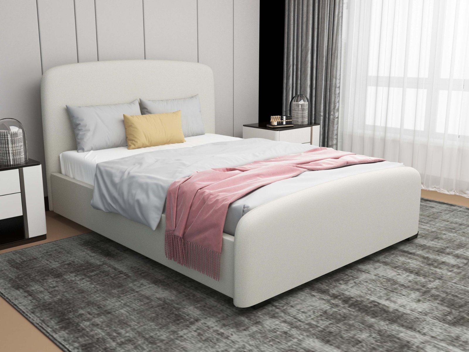 Breasley-Langham-Ottoman-Bed-1 Breasley Langham Fabric Ottoman Bed - Image 1