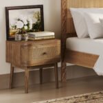 Callie Smoked Bedside Cabinet - Image 2
