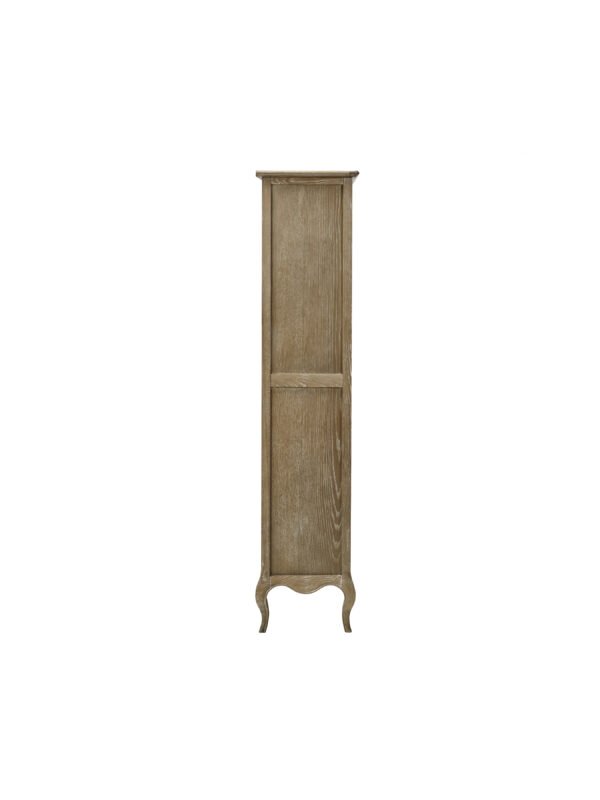 Camille French Style 2 Drawer Bookcase - Limed Oak - Image 9