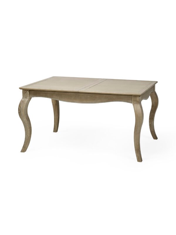 Camille French Style 6 Seater Extending Dining Table - Limed Oak - Image 2