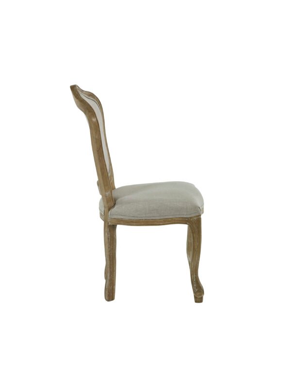 Camille French Style Upholstered Dining Chairs (Set of 2) - Limed Oak/Oatmeal Linen - Image 10