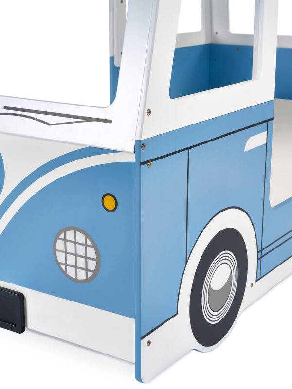 Campervan 90cm Single Blue and White Bed - Image 7