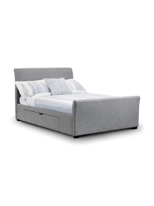 Capri Upholstered 2 Drawer Storage Bed - Image 2