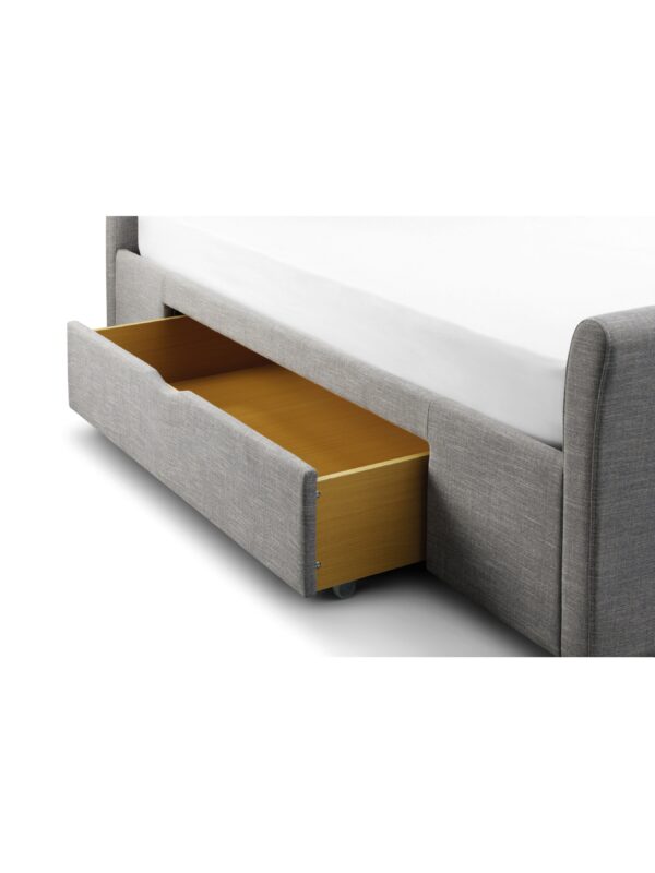 Capri Upholstered 2 Drawer Storage Bed - Image 3