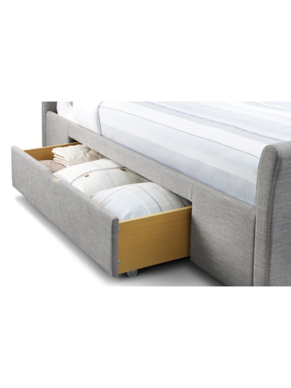 Capri Upholstered 2 Drawer Storage Bed - Image 4
