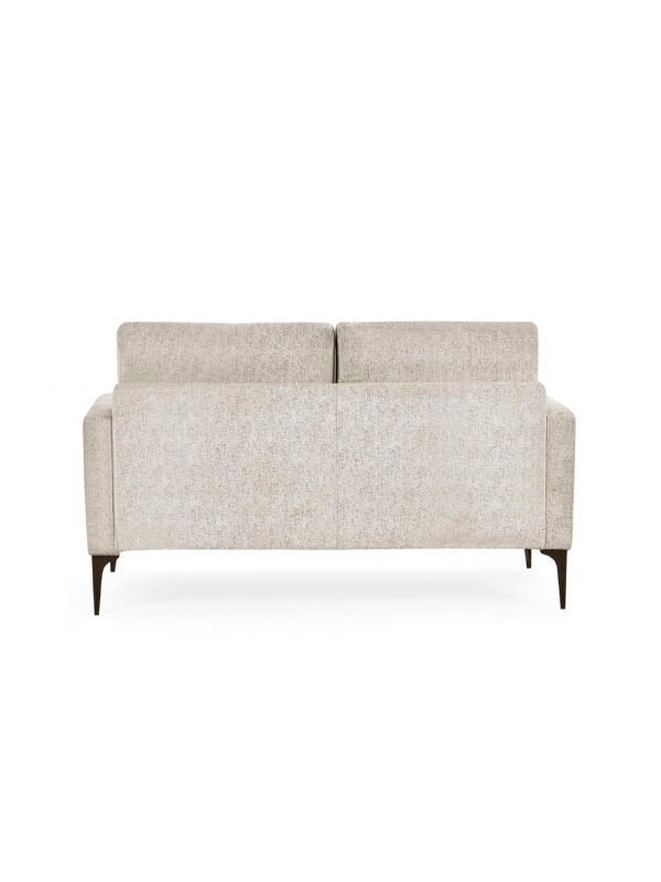 Carrera Oyster Cream Chenille 2 Seater Sofa - Image 10