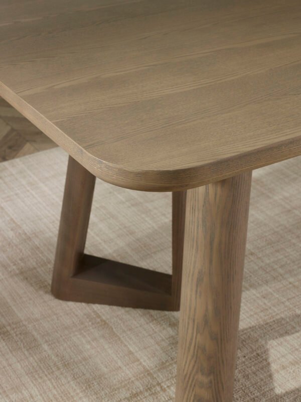 Caravelle Rectangular 4-6 Seater Dining Table - Smokey Oak Effect - Image 4