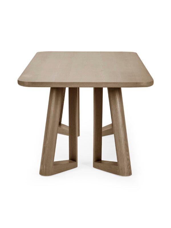 Caravelle Rectangular 4-6 Seater Dining Table - Smokey Oak Effect - Image 8