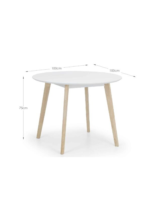 Casa Round 4 Seater Dining Table - Image 5