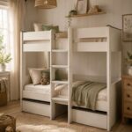 Celeste Bunk Bed with Drawers - Nordic Wood Effect