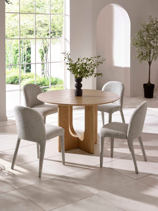 Cellini Oak 120cm Round Dining Table - Image 10