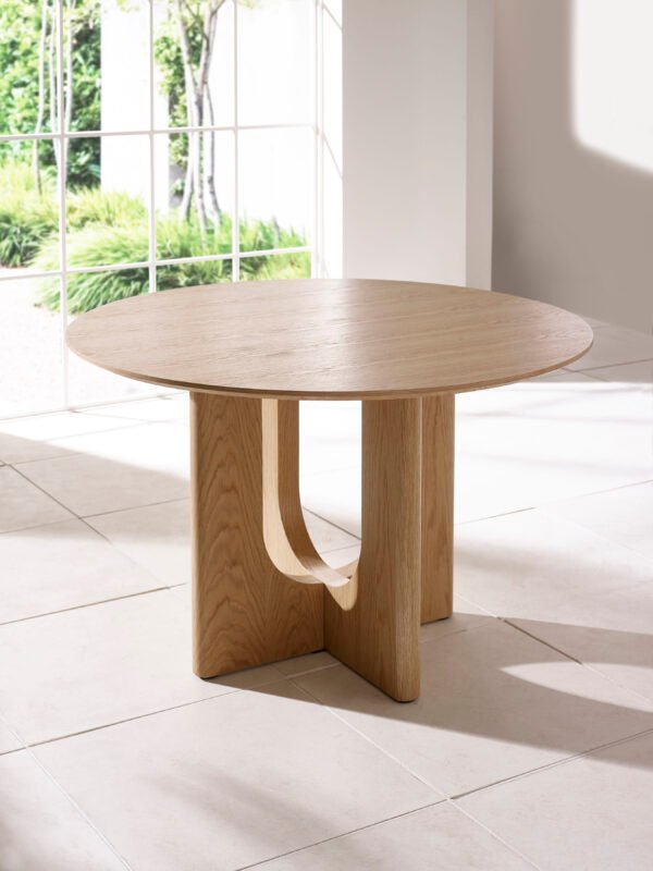 Cellini Oak 120cm Round Dining Table - Image 2
