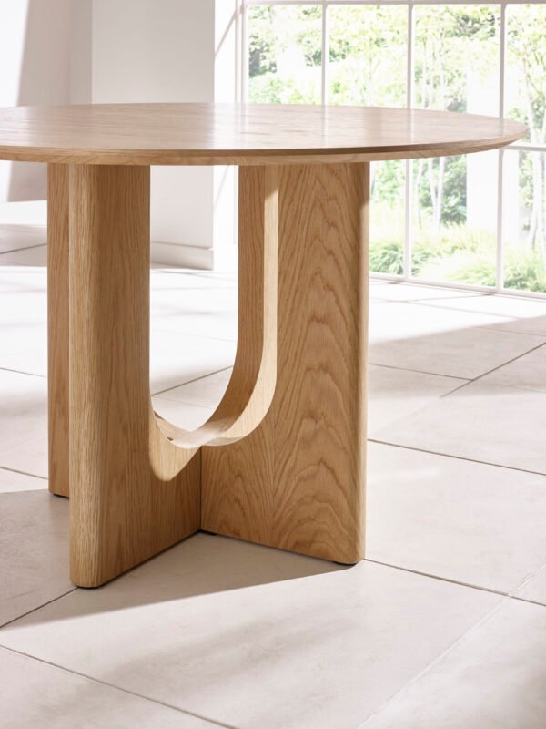 Cellini Oak 120cm Round Dining Table - Image 5