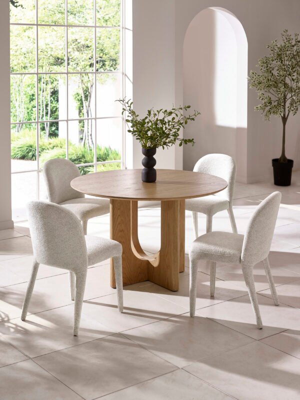 Cellini Oak 120cm Round Dining Table - Image 9