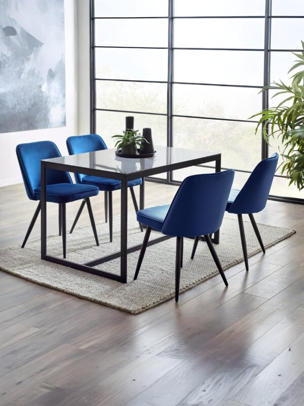 Chicago Dining Table Smoked Glass - Image 5
