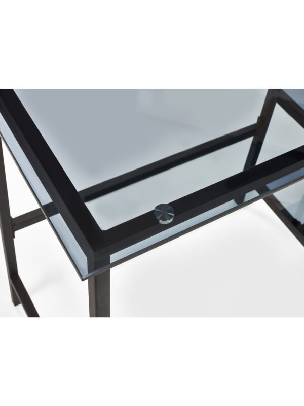 Chicago Desk Smoked Glass - Image 4