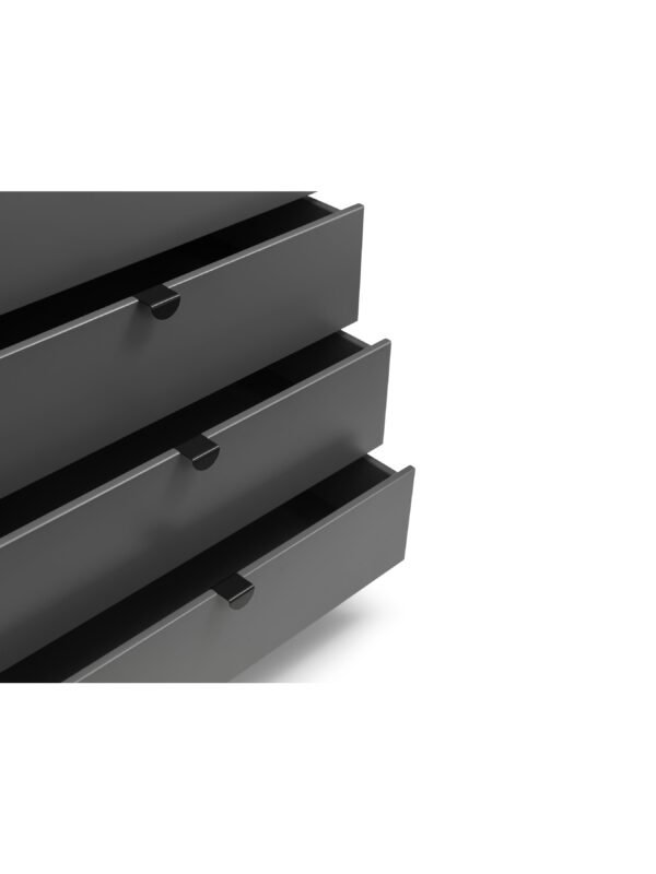 Chloe Storm Grey 6 Drawer Wide Chest - Image 7