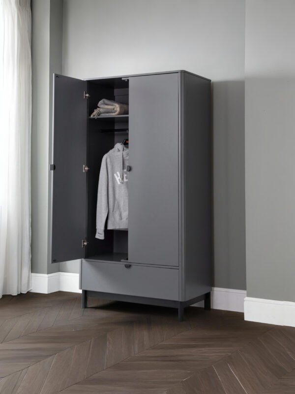 Chloe 2 Door 1 Drawer Wardrobe