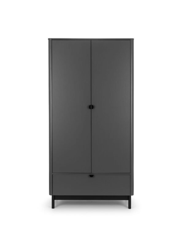 Chloe 2 Door 1 Drawer Wardrobe - Image 5