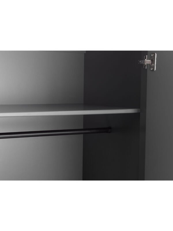 Chloe 2 Door 1 Drawer Wardrobe - Image 8