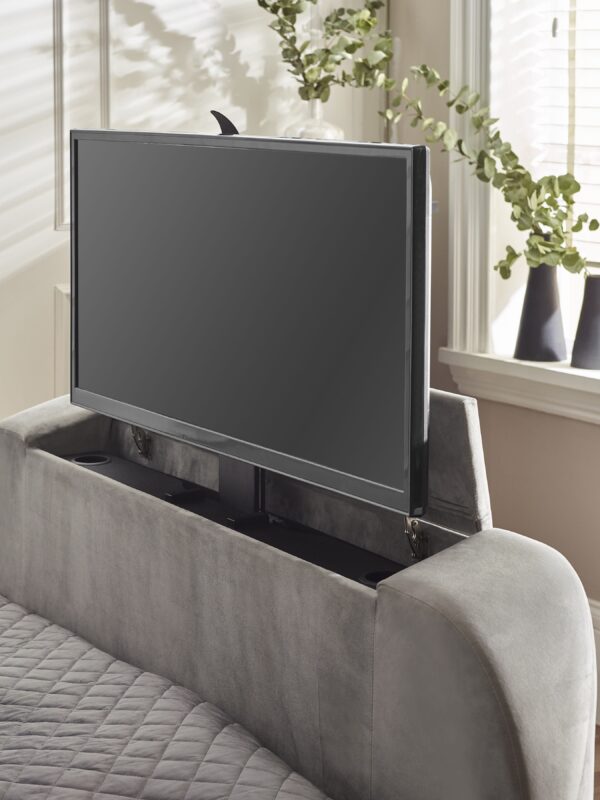 Clara Upholstered TV Ottoman Storage Bed - Image 21