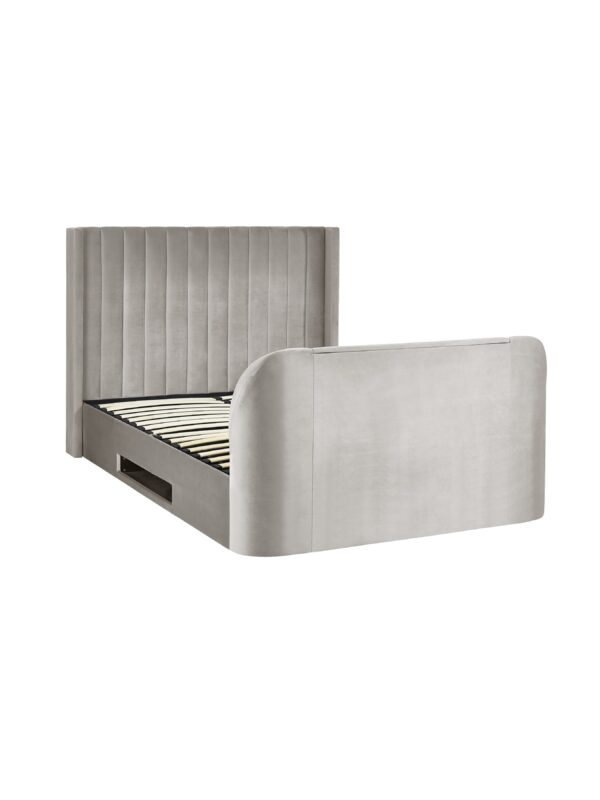 Clara Upholstered TV Ottoman Storage Bed - Image 9