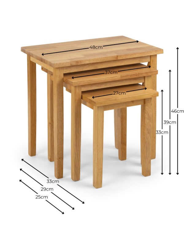 Cleo Nest of 3 Side Tables - Image 7