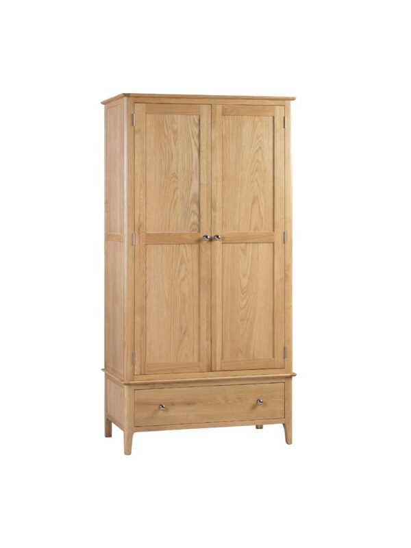 Cotswold 2 Door 1 Drawer Wardrobe - Image 2