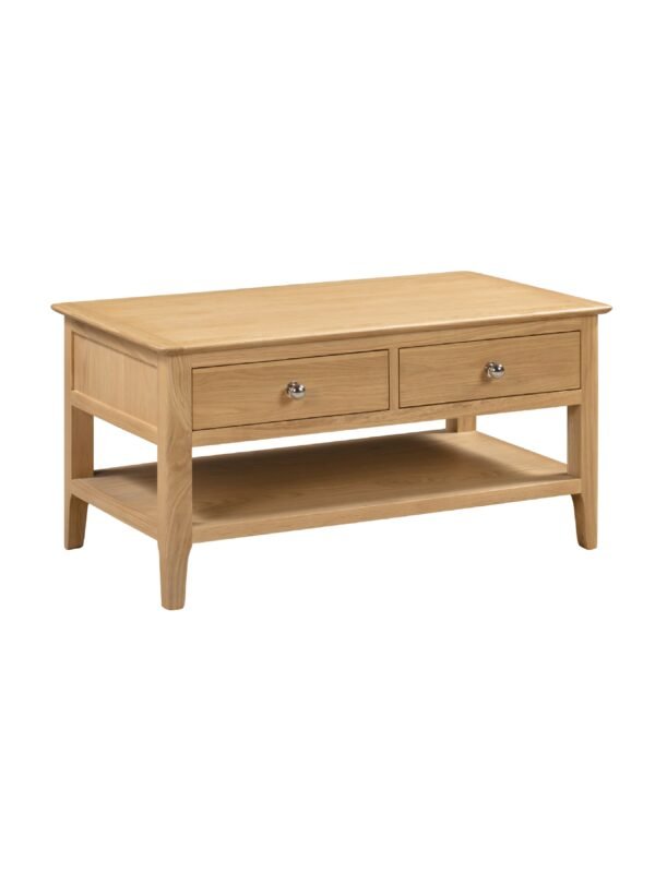 Cotswold Coffee Table With 2 Drawers - Image 2