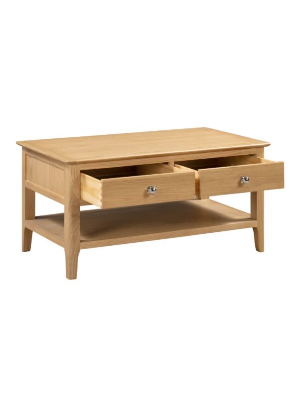Cotswold Coffee Table With 2 Drawers - Image 3