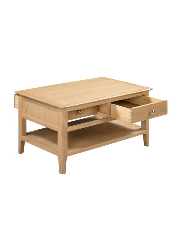 Cotswold Coffee Table With 2 Drawers - Image 4