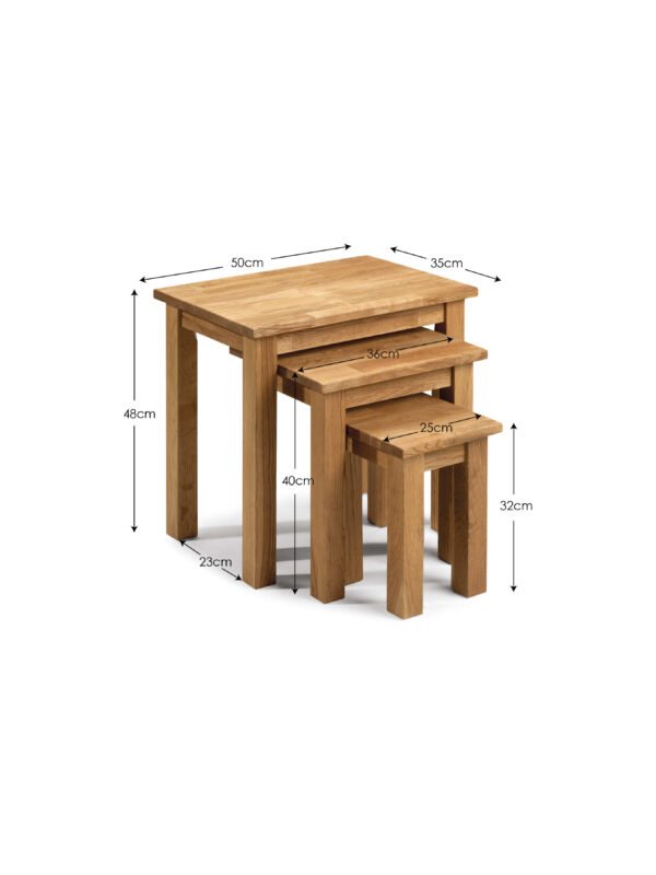 Coxmoor Nest of 3 Side Tables - Image 3