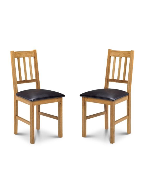 Coxmoor Slatted Back Dining Chairs (Set of 2) - Image 2