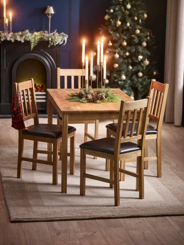 Coxmoor Slatted Back Dining Chairs (Set of 2) - Image 8