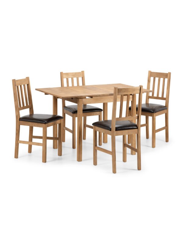 Coxmoor 4 Seater Extending Dining Table - Oak - Image 13