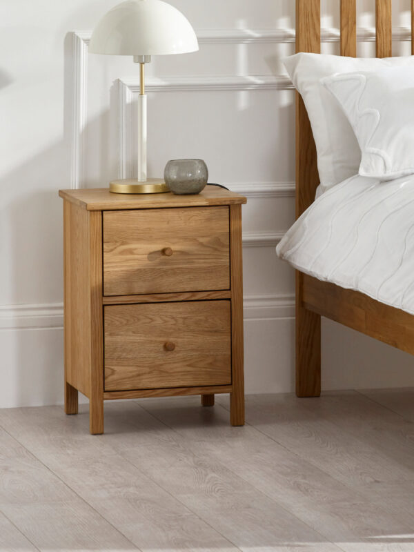 Coxmoor 2 Drawer Bedside Table