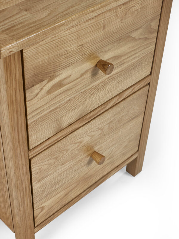 Coxmoor 2 Drawer Bedside Table - Image 6