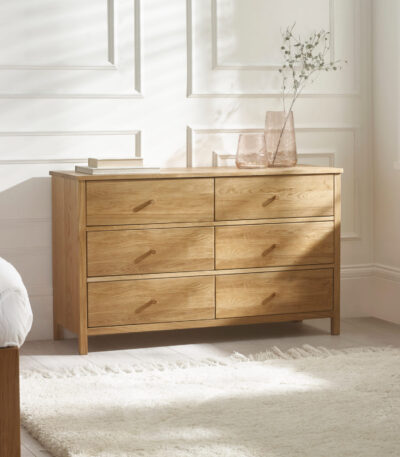 Coxmoor 6 Drawer Wide Chest