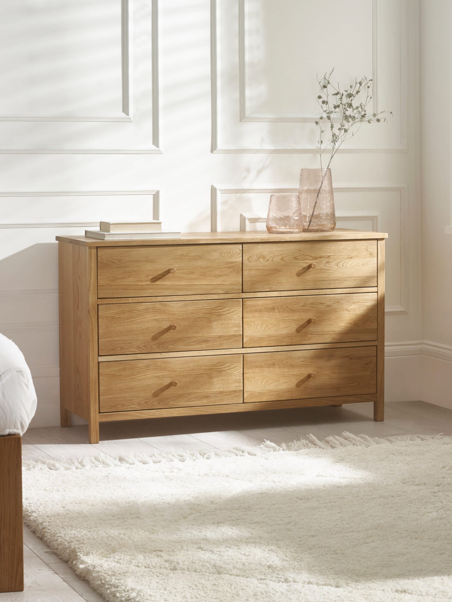 COX305_1 Coxmoor 6 Drawer Wide Chest